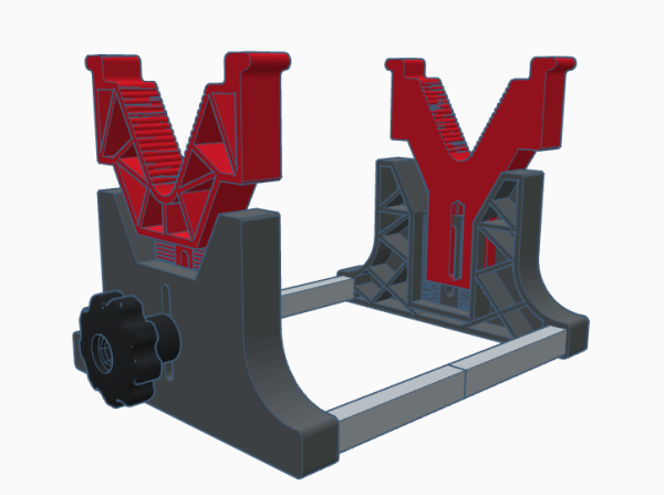 3D Printed with metal bars and metal bolts Adjustable Gun cleaning - Image 3