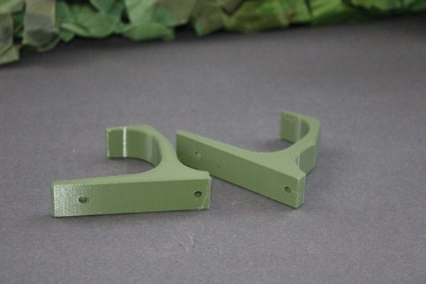 Large Universal Wall Mount Shotgun/Rifle Gun Rack Display Storage Hooks - Image 5