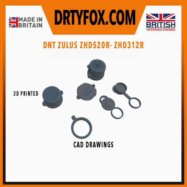 DNT ZULUS ZHD520R OR ZHD312R LENS CAPS FULL SET