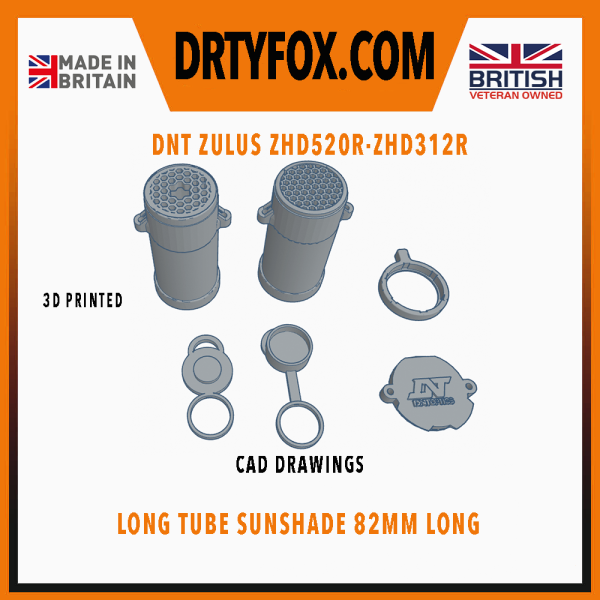 DNT ZULUS ZHD520R OR ZHD312R LENS CAPS FULL SET SUNSHADE