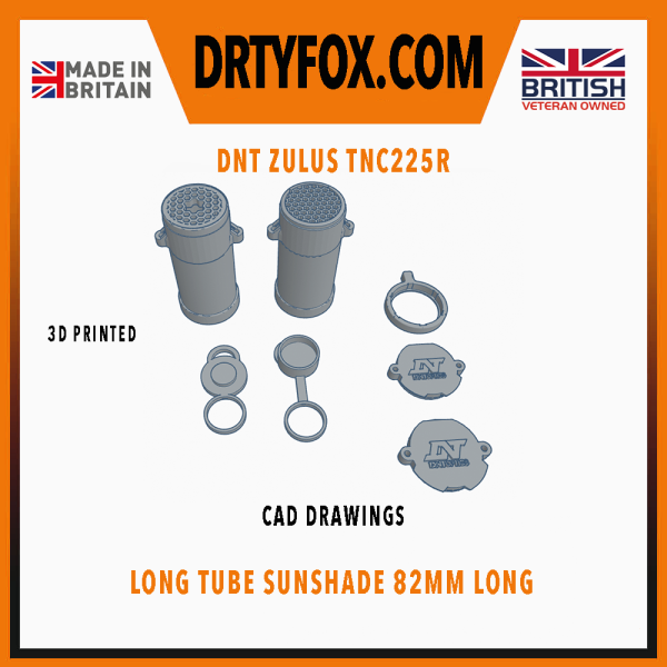 DNT ZULUS TNC225R LENS CAPS FULL SET SUNSHADE
