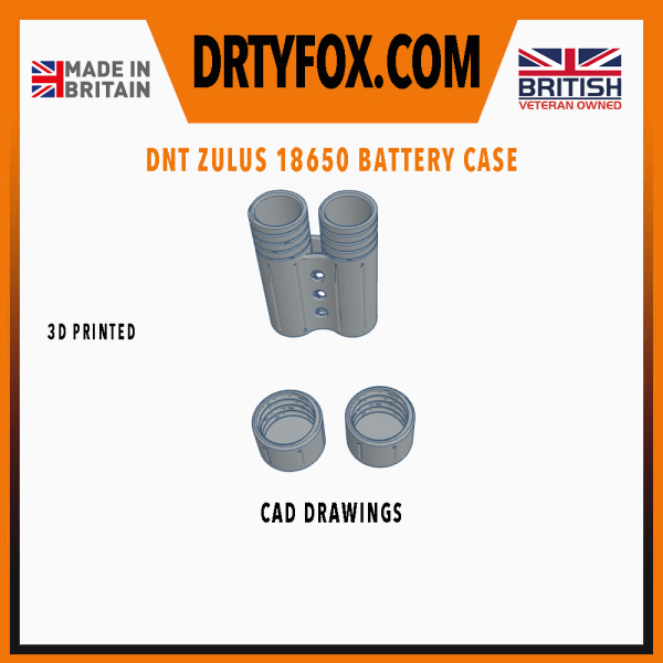 DNT ZULUS 18650 BATTERY CASE