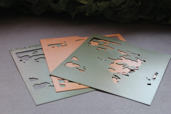 CAMO SPRAY PAINT STENCIL SET- 7 DIFFERENT STENCILS 3D PRINTED - Image 2