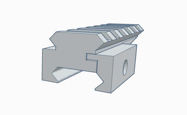 3D Printed Tactical Helmet Picatinny extension bar - Image 3