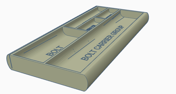 3D Printed MCX/ AR Field Cleaning Tray - Image 3