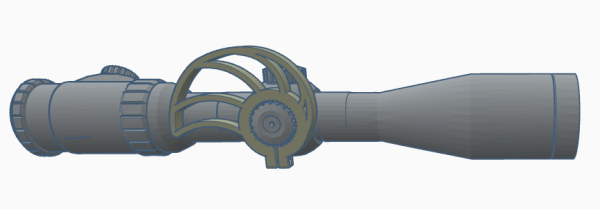 3D Printed Air Rifle SCOPE FOCUS/PARALLAX WHEEL - Image 3