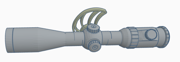 3D Printed Air Rifle SCOPE FOCUS/PARALLAX WHEEL - Image 4